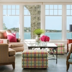 This light and bright coastal home features a contemporary interior design functional for everyday family life, yet chic enough for entertaining.