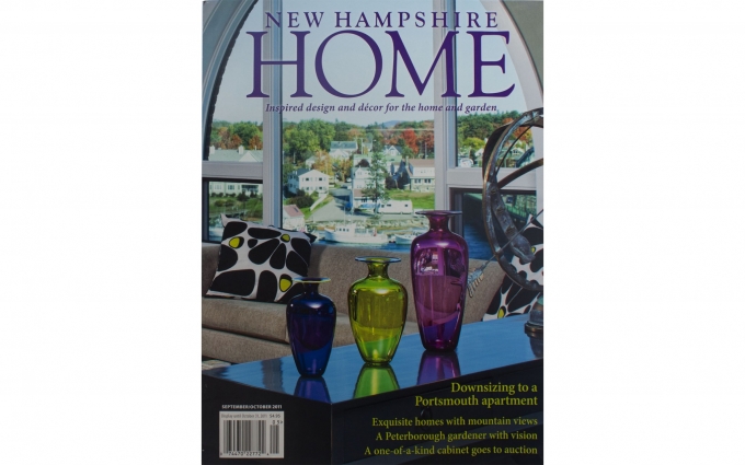 This issue of New Hampshire Home features the mountain home interior designed by Boston Interior Designer Elizabeth Swartz Interiors.