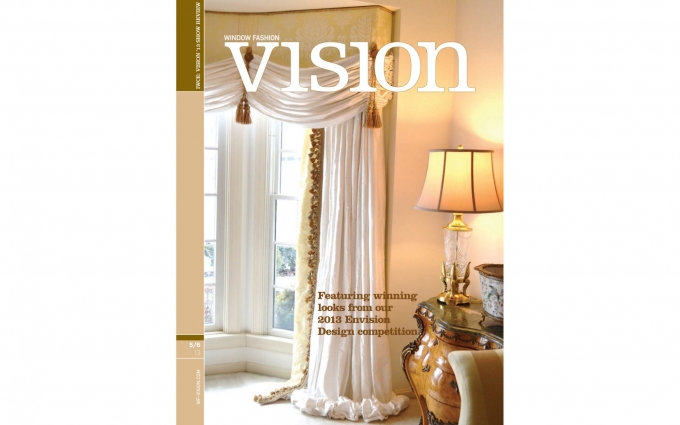 Window Fashion Vision First Place, Curtains & Draperies for Boston Interior Designer Elizabeth Swartz Interiors for the window treatments for this lakeside master bedroom’s oversized windows.