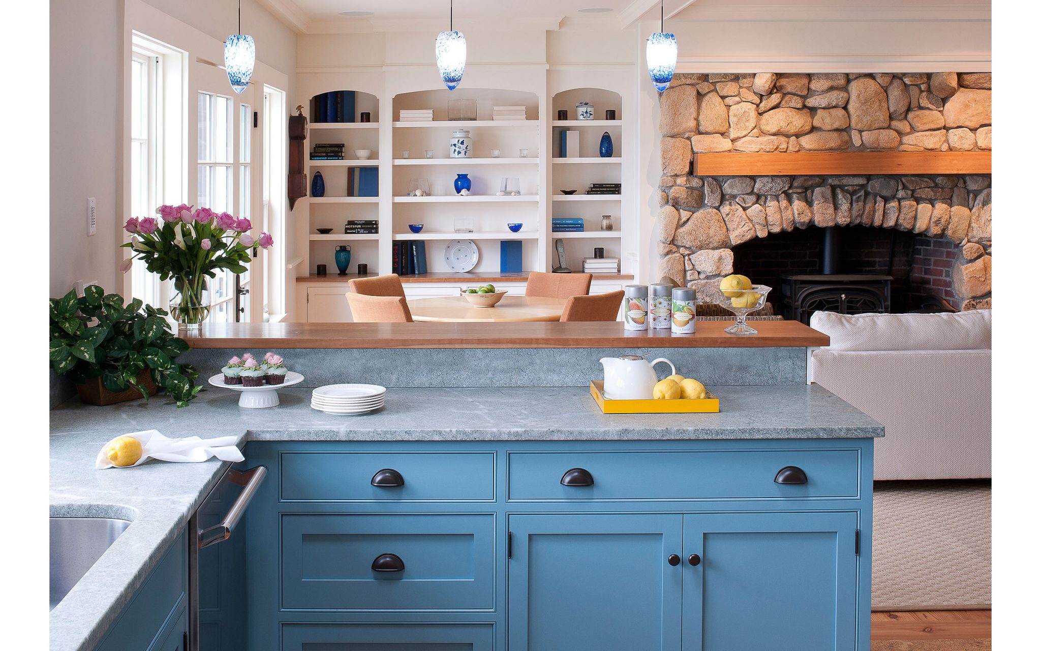 Colorful Kitchen Design Ideas 1 from Boston interior designer Elizabeth Swartz Interiors.